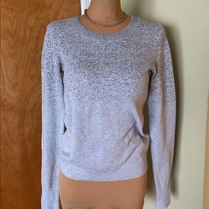 Express sliver sparkling sweater size Medium